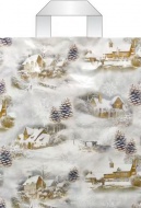 Taška vánoční 46 x 39 zimní inspirace - zvětšit obrázek