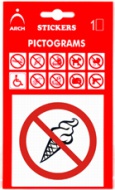 Piktogram Nevstupujte se zmrzlinou