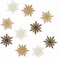 Dřevěné vločky 4cm, 12ks