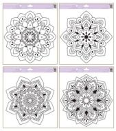 Předlohy na adhezní fólii Mandaly 30 x 33,5 cm - zvětšit obrázek