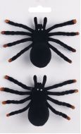 Pavouk na klipu černý 10 x 2 x 8 cm, 2 ks