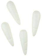 Dílky z polystyrenu mrkve 8 cm, 4 ks v sáčku - zvětšit obrázek