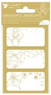Samolepicí jmenovky na dárky se zlatou ražbou, 6 k - zvětšit obrázek