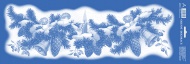 Okenní folie Pás vánoční ornament 714 - zvětšit obrázek