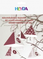 Adventní kalendář set 180g červený/bílý