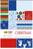 Papry s motivem blok A4 Christmas