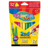 Fixy oboustranné 2v1 Colorino 12ks