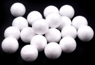 Polystyrenové koule průměr 1,5 cm