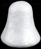Polystyrenový zvonek 6,5x6,5 cm