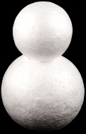 Sněhulák polystyren 6,7x11,5 cm