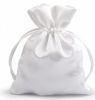 Dárkový pytlík 9,5x13 cm saténový, bílý