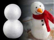 Sněhulák polystyren 6,7x11,5 cm - zvětšit obrázek