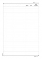 Kniha evidence klíčů A4, 96 listů