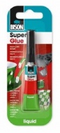 Bison Super Glue 3ml Vysoce kvalitní tekuté kyanoakrylátové lepidlo 