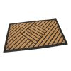 Kokosová čisticí venkovní vstupní rohož FLOMA Rectangle - Stripes - délka 45 cm, šířka 75 