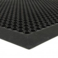 Černá gumová venkovní vstupní rohož s obvodovou hranou Octomat Mini - 90 x 150 x 1,2 cm - zvětšit obrázek