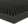 Černá gumová venkovní vstupní rohož s obvodovou hranou Octomat Mini - 90 x 150 x 1,2 cm