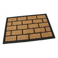 Kokosová čistící venkovní vstupní rohož FLOMA Rectangle - Bricks - délka 40 cm, šířka 60 c - zvětšit obrázek