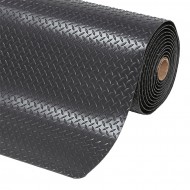 Černá protiúnavová průmyslová laminovaná rohož Saddle Trax - 2280 x 122 x 2,54 cm - zvětšit obrázek
