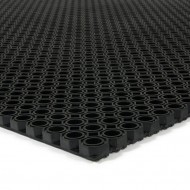 Černá gumová venkovní vstupní rohož Octomat Mini - 75 x 100 x 1,2 cm