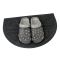 Gumová vstupní kartáčová rohož Shoes - Squares - 6