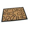 Kokosová čisticí venkovní vstupní rohož FLOMA Rectangle - Traces - délka 40 cm, šířka 60 c