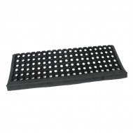 Gumová schodová protiskluzová rohož na hrubé nečistoty Honeycomb Step - 26 x 80 x 1,6 cm - zvětšit obrázek