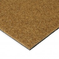 Hnědá kokosová zátěžová vstupní čistící zóna Synthetic Coco - 200 x 200 x 1 cm - zvětšit obrázek