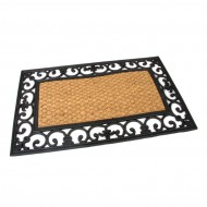 Gumová kokosová vstupní rohož Rectangle - Deco - 75 x 45 x 1,2 cm - zvětšit obrázek