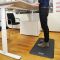 Šedá protiúnavová rohož Posture Mat II - 70 x 52 x