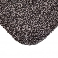 Černá bavlněná čistící vnitřní vstupní rohož - 100 x 75 x 0,4 cm - zvětšit obrázek