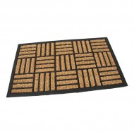 Kokosová čistící venkovní vstupní rohož FLOMA Lines - Squares - délka 45 cm, šířka 75 cm a - zvětšit obrázek