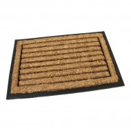 Kokosová čisticí venkovní vstupní rohož FLOMA Rectangle - Stripes - délka 40 cm, šířka 60 
