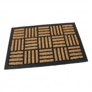 Kokosová čistící venkovní vstupní rohož FLOMA Lines - Squares - délka 40 cm, šířka 60 cm a - zvětšit obrázek