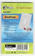 Obal na jmenovky/karty 54x85  plast.čirá