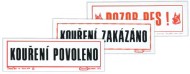 Tabulky Kouření povoleno - 210x70mm - zvětšit obrázek