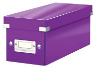 Krabice na CD Leitz Click-N-Store - purpurová