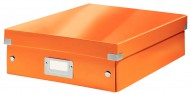 Střední organizační krabice Leitz Click-N-Store - oranžová - zvětšit obrázek