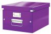 Střední krabice A4 Leitz Click-N-Store - purpurová