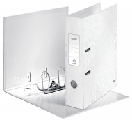 Pákový pořadač Leitz 180° WOW - 8 cm, bílá