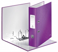Pákový pořadač Leitz 180° WOW - 8 cm, purpurová
