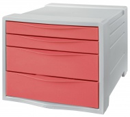 Zásuvkový box Esselte Colour Breeze, korálová