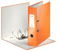 Pákový pořadač Leitz WOW oranžová - 8 cm - zvětšit obrázek