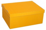 Krabička s víkem 333 x 255 x 146 mm, oranžová