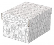 Esselte Home úložný a dárkový box velikost S, set 3 ks, bílá