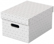 Esselte Home úložný box velikost M, set 3 ks, bílá