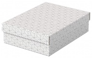 Esselte Home úložný a dárkový box velikost M nízký, set 3 ks, bílá