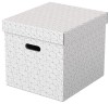 Esselte Home úložný krychlový box, set 3 ks, bílá