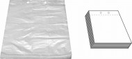 Mikroténový  přířez 25x35 - 1000ks