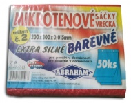 Mikrotenové sáčky 200x300 x 0,015 mm, barevné
